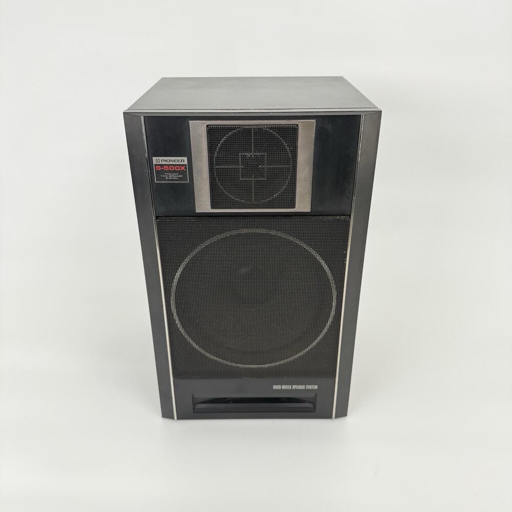 Vintage Pioneer S-500X 90W Speaker Black, Made in Japan TESTED WORKING